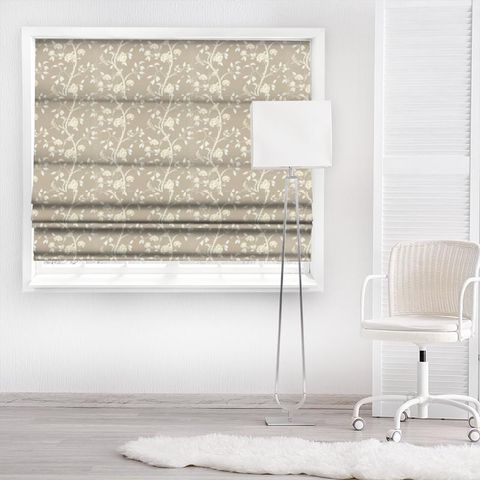 Woodville Silk Silver Made To Measure Roman Blind