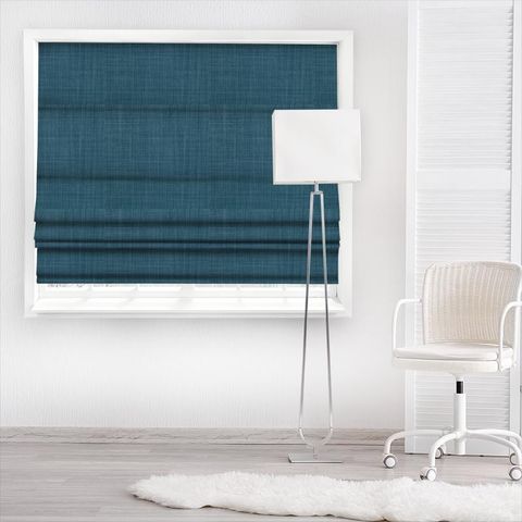 Dune Prussian Blue Made To Measure Roman Blind