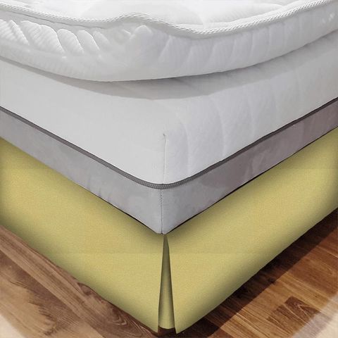 Clio Fenugreek Bed Base Valance