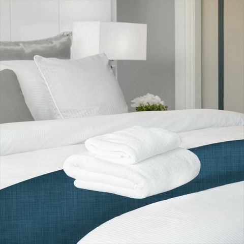 Dune Petrol Blue Bed Runner