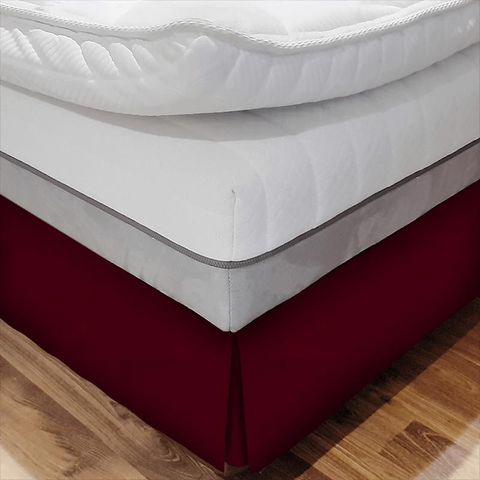 Forenza Lacquer Red Bed Base Valance