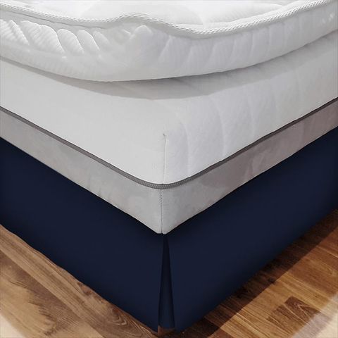 Forenza Navy Bed Base Valance