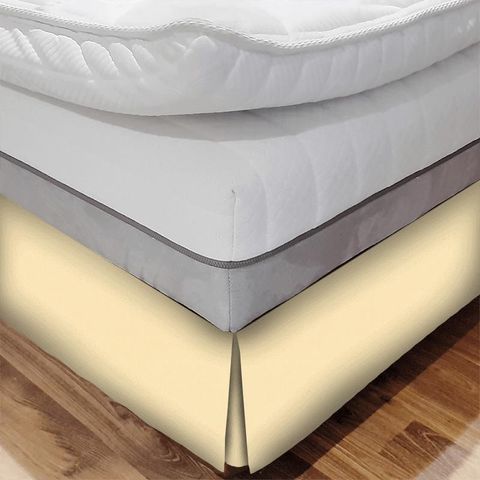Linara Flax Bed Base Valance