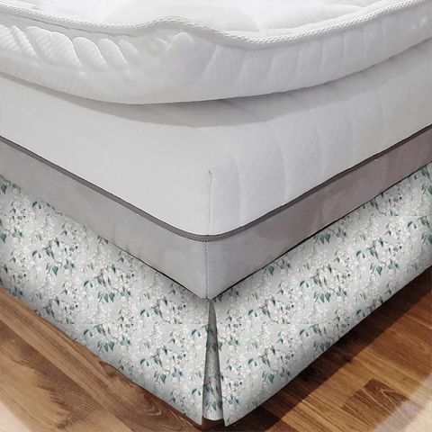 Wisteria Eucalyptus Bed Base Valance