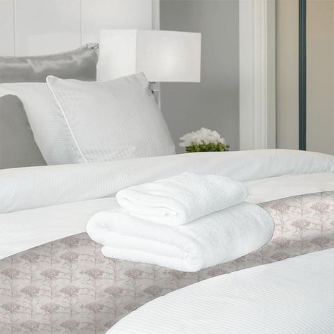 Oriana Chamois Bed Runner