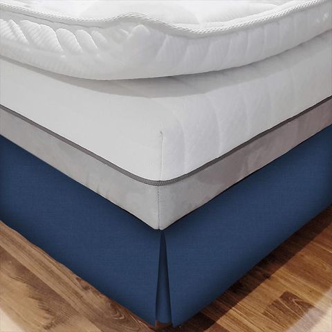 Linara Indigo Bed Base Valance