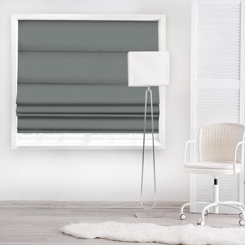 Linara French Grey Made To Measure Roman Blind