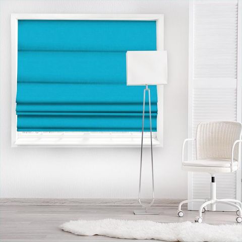 Linara Moroccan Blue Made To Measure Roman Blind
