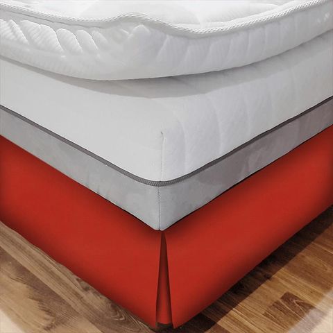 Linara Chinese Red Bed Base Valance