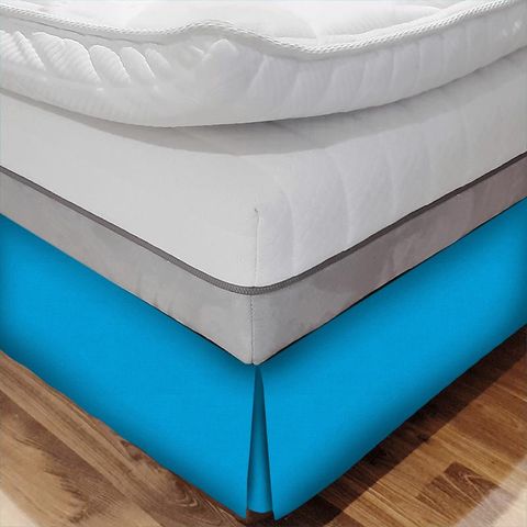 Linara Electric Blue Bed Base Valance