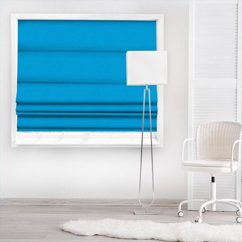 Linara Electric Blue Made To Measure Roman Blind