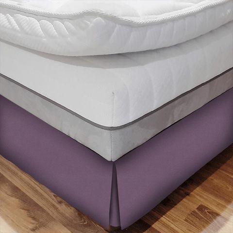 Linara Imperial Purple Bed Base Valance