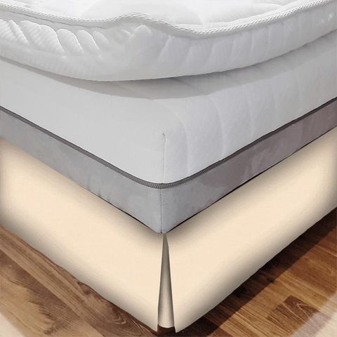 Linara Latte Bed Base Valance