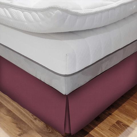Linara Radicchio Bed Base Valance