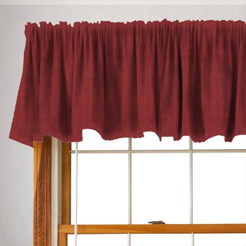 Kendal Lacquer Red Valance
