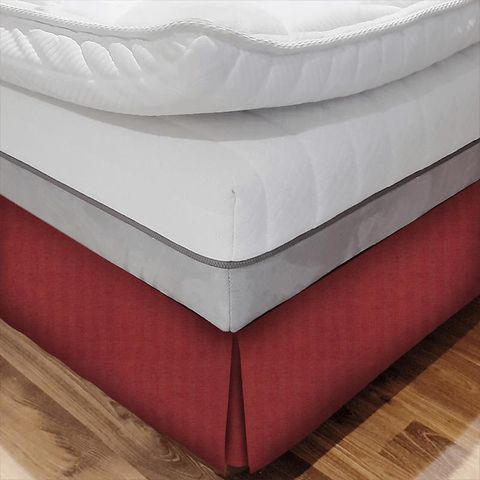 Kendal Lacquer Red Bed Base Valance