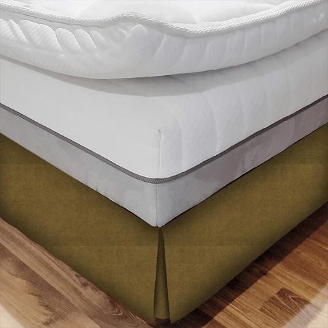 Kendal Olivine Bed Base Valance