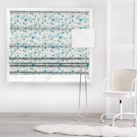 Thalia Cobalt Made To Measure Roman Blind