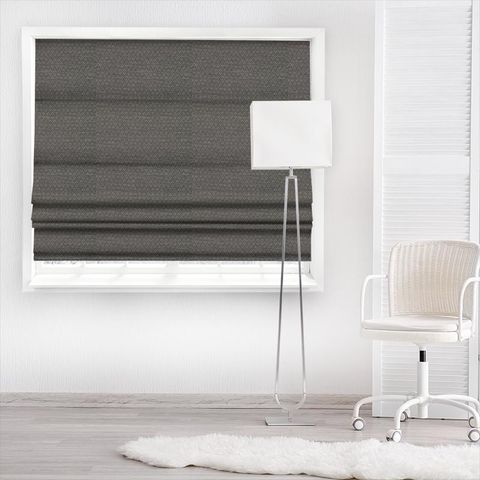 Aryn Charcoal Made To Measure Roman Blind