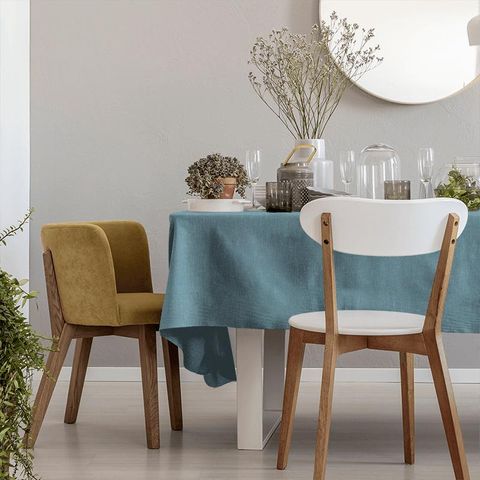 Lille Teal Tablecloth