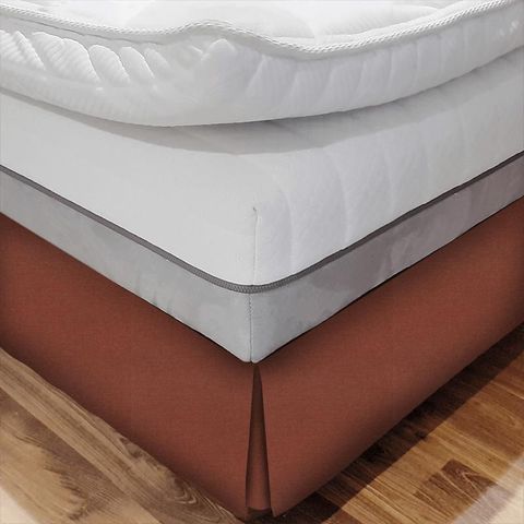 Corris Terracotta Bed Base Valance