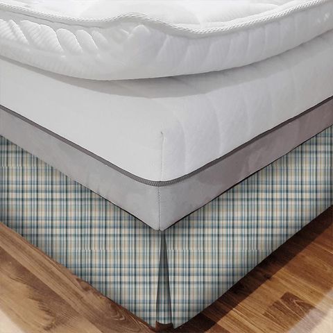 Rubra Check Fjord Bed Base Valance