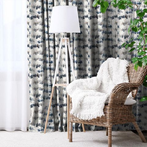 Norrland Indigo Made To Measure Curtain