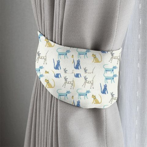 Pretty Kitty Embroidery Tieback