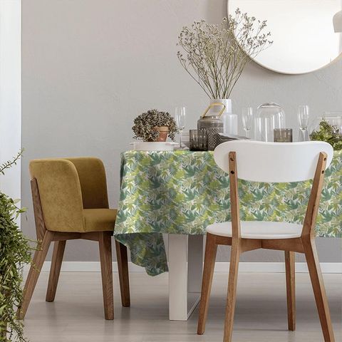 Jungle Jumble Green Tablecloth