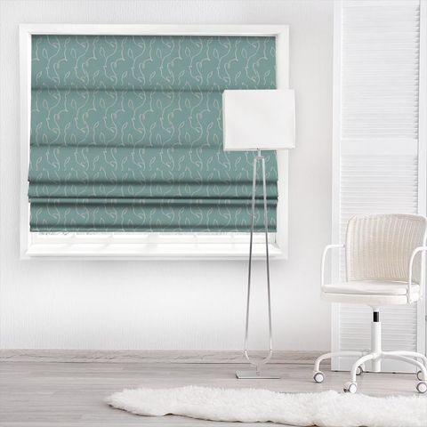 Merrilli Lagoon Made To Measure Roman Blind