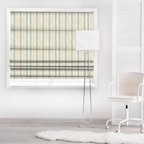 Stripey Stripes Orchard Made To Measure Roman Blind