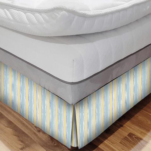 Stripey Stripes Seaside Bed Base Valance