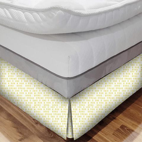 City Lights Embroidery Bed Base Valance