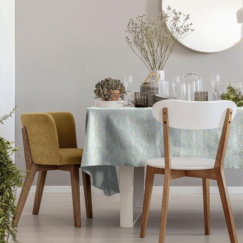 Sea Kelp Aqua/Lichen Tablecloth