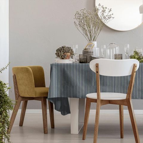 Brecon Indigo/Biscuit Tablecloth