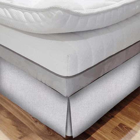 Chika Ecru Bed Base Valance