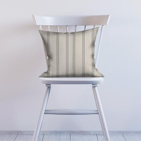 Hockley Stripe Charcoal Cushion