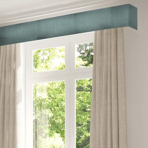 Tuscany Soft Teal Pelmet