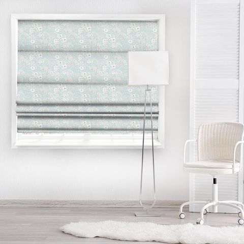 Maelee Teal Made To Measure Roman Blind