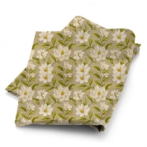 Grandiflora Linen/Olive Fabric