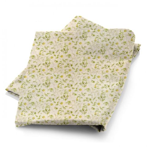 Orchard Blossom Lemon/Green Fabric
