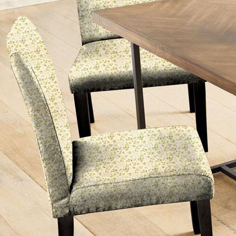 Orchard Blossom Lemon/Green Seat Pad Cover