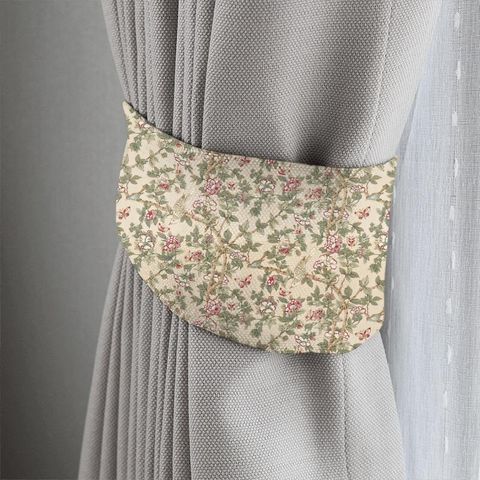 Caverley Rose/Pewter Sanderson Tieback