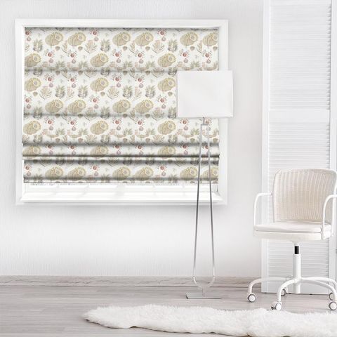 Lily Bank Sepia/Multi Made To Measure Roman Blind