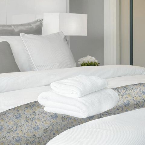 Shalimar China Blue/Linen Bed Runner