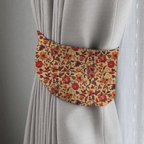 Amanpuri Old Gold/Aubergine Sanderson Tieback