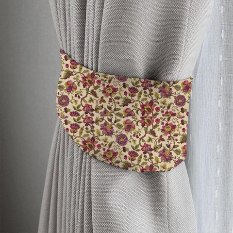 Amanpuri Mulberry/Olive Sanderson Tieback