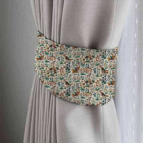 Cluny Cream/Brown/Multi Tieback