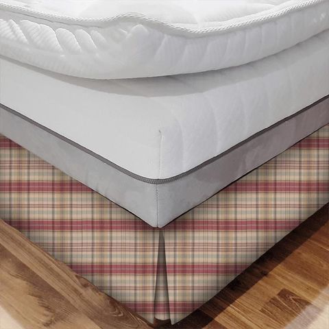 Byron Cherry/Biscuit Bed Base Valance