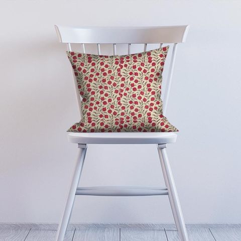 Anaar Tyrian Cherry Cushion